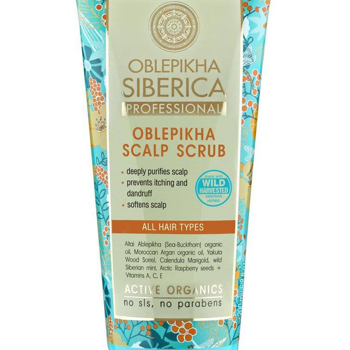 Rokitnikowy Scrub Do Skóry Głowy - Do Każdego Typu Włosów, Natura Siberica, 200 ml