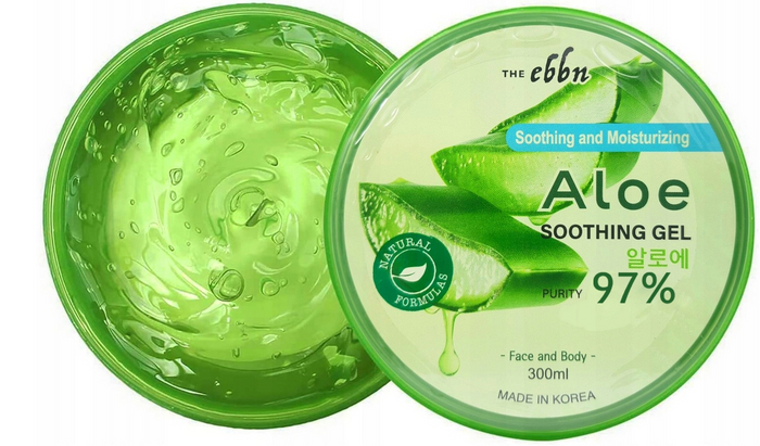 Żel aloesowy łagodzący, The Ebbn, 300 ml