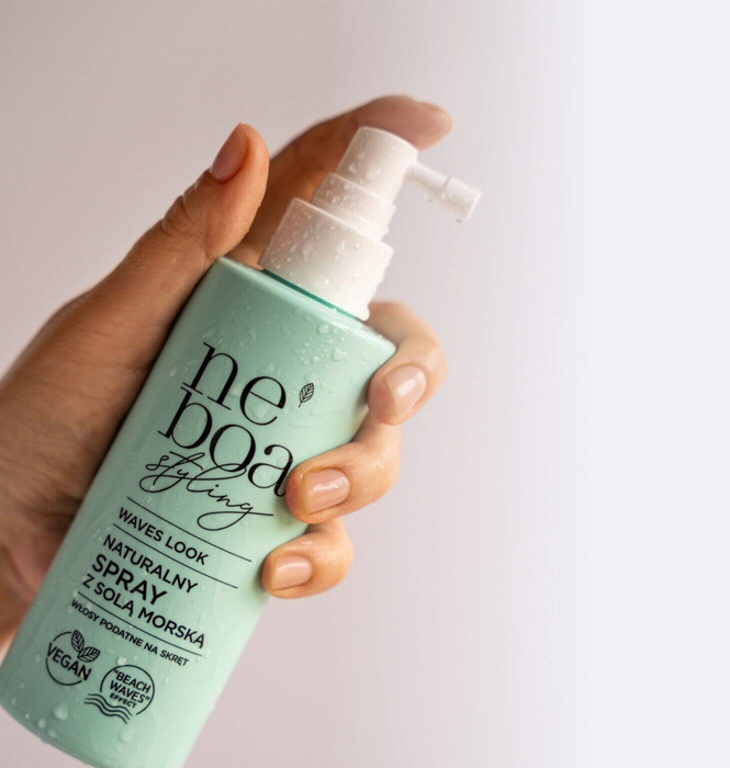 Spray do stylizacji włosów z solą morską Waves Look, Neboa, 175 ml