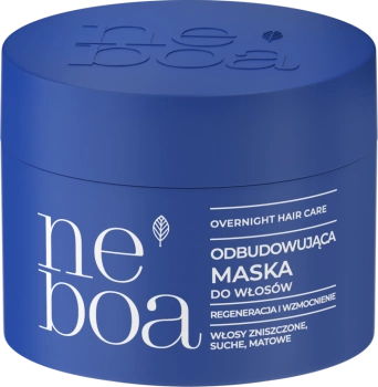 Maska do włosów, cermaidowa, regeneracja i wzmocnienie Neboa, Overnight Hair Care, 300ml