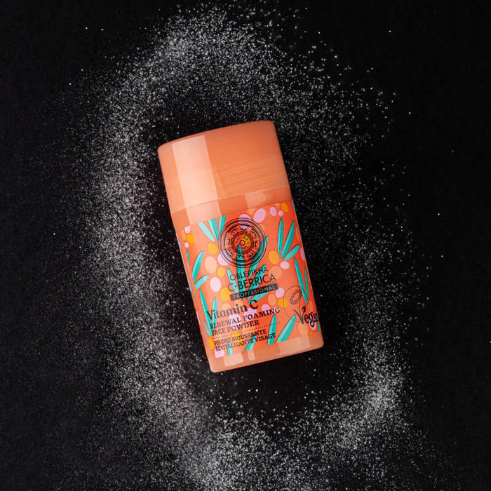 Rewitalizujący Puder Myjący do Twarzy z Witaminą C Oblepikha C - berrica, Natura Siberica, 35 g