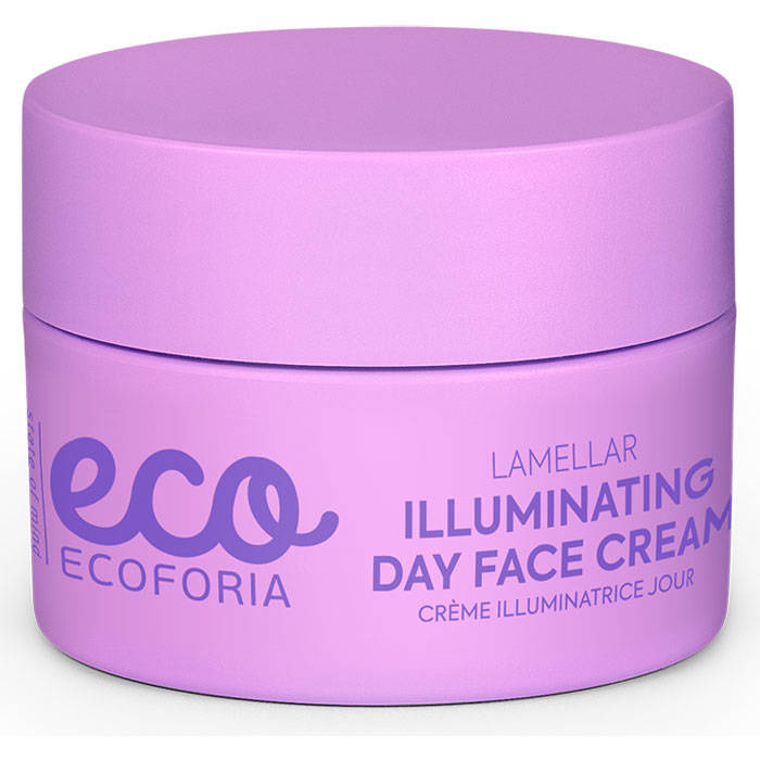 Rozświetlający lamelarny krem do twarzy na dzień, Ecoforia, 50ml