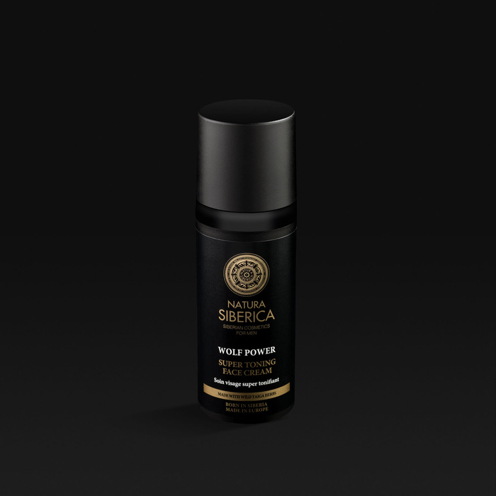Naturalny tonizujący krem do twarzy dla mężczyzn Wolf power Natura Siberica men 50ml