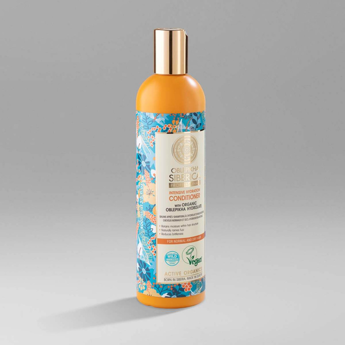 Odżywka Rokitnikowa Intensywne Nawilżenie Do Włosów Suchych i Normalnych, Natura Siberica, 400 ml