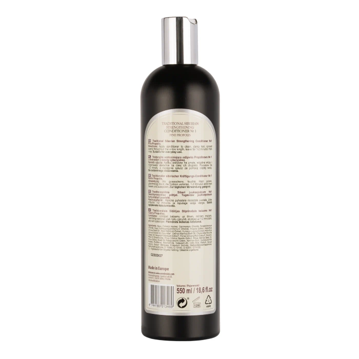 Syberyjski Balsam Nr1 na Cedrowym Propolisie do Włosów Słabych i Zniszczonych, Babuszka Agafia, 550ml