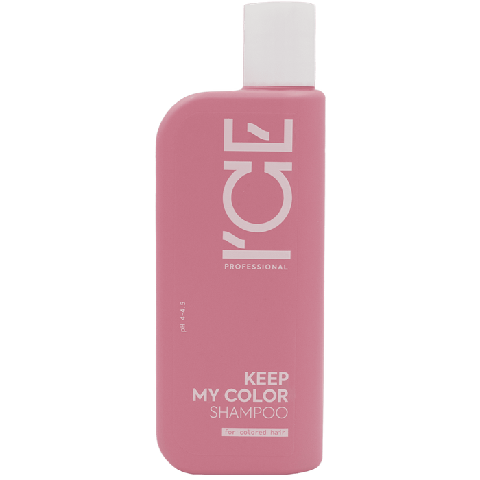 Wegański, profesjonalny szampon do włosów farbowanych Keep My Color, Ice Professional, 250 ml