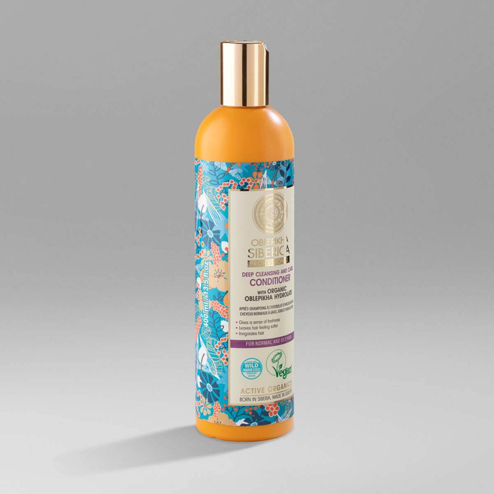 Odżywka Rokitnikowa Głębokie Oczyszczenie i Pielęgnacja Do Włosów Normalnych i Przetłuszczających, Oblepikha Professional, Natura Siberica, 400ml