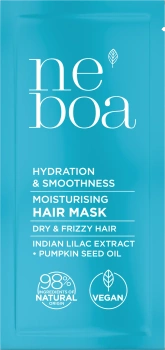 Mini Maska do włosów nawilżenie i wygładzenie, Hydration & Smoothness, Neboa, 25 ml