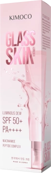 Krem do twarzy filtrem SPF50, nawilżająco-rozświetlający, Kimoco Glass Skin, 50ml