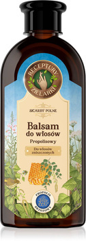 Propolisowy balsam do włosów zniszczonych propolis brzozowy, Receptury Zielarki, 350 ml