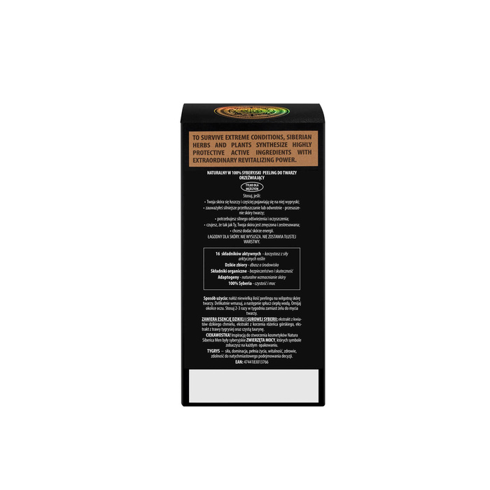 Orzeźwiający Scrub do Twarzy "Łapa Tygrysa", Natura Siberica men, 150 ml