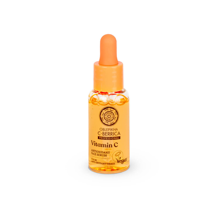 Zestaw do pielęgnacji twarzy z rokitnikiem ałtajskim Oblepikha C-berrica, Natura Siberica, 75ml + 30ml + 30ml