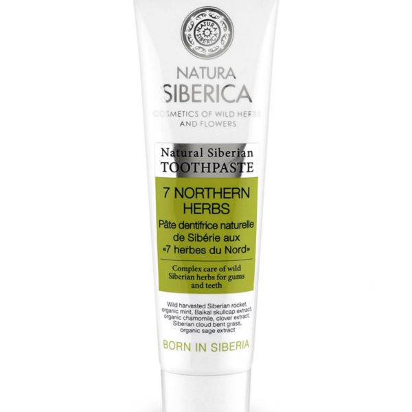 Naturalna, Syberyjska Pasta do zębów „ 7 ziół Północy”, 100 g