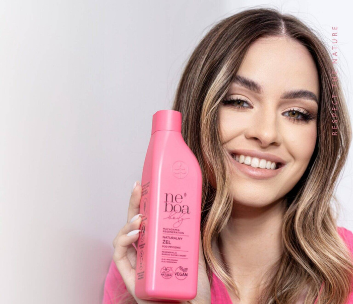Regenerujący żel pod prysznic Macadamia, Neboa, 300ml