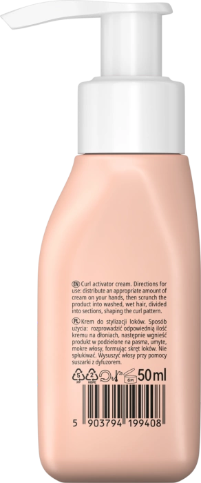 Mini Krem do stylizacji włosów kręconych i falowanych by Curly Madeleine, Just Curly, Neboa, 50ml