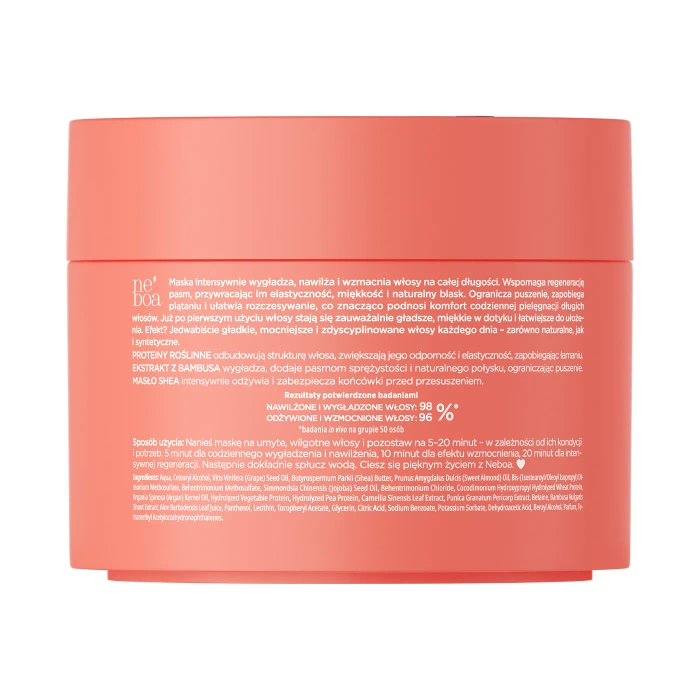 Maska do włosów wygładzająca, Length & Shine, Neboa, 300 ml