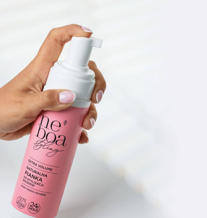 Pianka do stylizacji włosów Extra Volume, Neboa, 200 ml