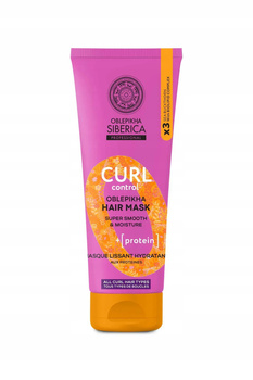 Maska do Włosów Kręconych, Oblepikha O, Natura Siberica, 200 ml