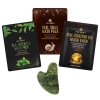 Zestaw Beauty Set 3x maseczka to twarzy + kamień Gua Sha, Pax Moly, 3x25ml + 1szt.