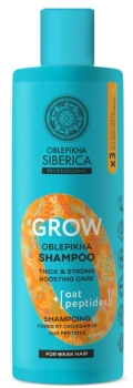Szampon wzmacniający do włosów osłabionych, Oblepikha O, Natura Siberica, 400 ml