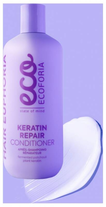 Regenerująca Odżywka do włosów z keratyną, Ecoforia, 400 ml