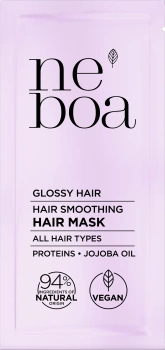 Mini Maska do laminacji włosów wygładzająca, Glossy Hair, Neboa, 25 ml