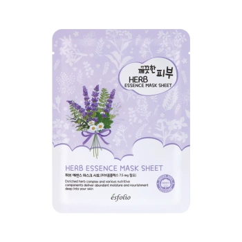 Maska w płachcie z lawendą i ziołami, Esfolio, 25 ml