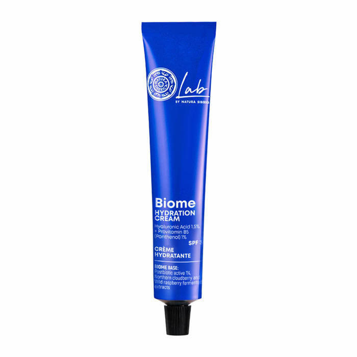 Krem do twarzy z filtrem SPF 30 nawilżający, Lab Biome, Natura Siberica, 50 ml