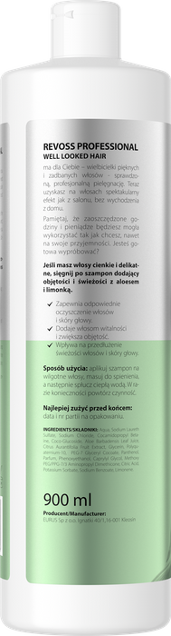 Szampon do włosów zwiększający objętość, Revoss, 900ml