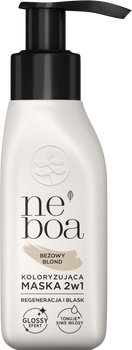 Maska koloryzująca 2w1 beżowy blond, Neboa, 100 ml