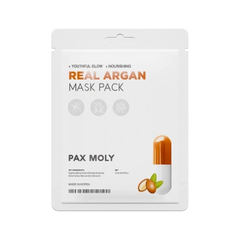 Maska w płachcie z olejem arganowym odżywczo-ujędrniająca, Pax Moly, 25 ml