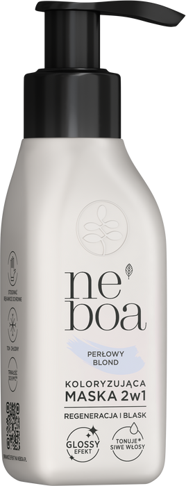 Maska koloryzująca 2w1 perłowy blond, Neboa, 100 ml