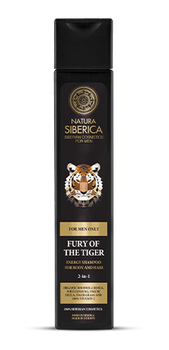 Naturalny energetyzujący żel pod prysznic Ryk Tygrysa, Natura Siberica Men, 250ml