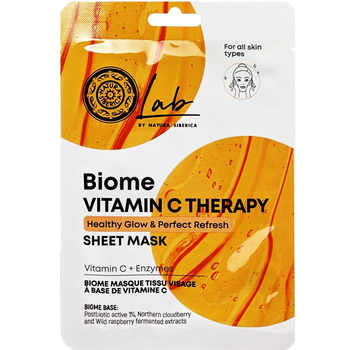 Maska w płachcie z witaminą C Vitamin C Therapy, Lab Biome, Natura Siberica, 25g