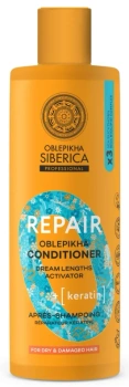 Odżywka regenerująca do włosów zniszczonych, Oblepikha O, Natura Siberica, 400 ml