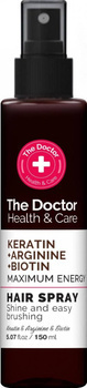 Spray do włosów wzmacniający keratyna & arginina & biotyna, The Doctor, 150ml