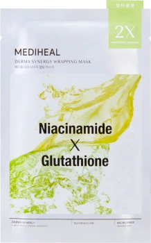 Maska w płachcie oczyszczająca DERMA SYNERGY NIACINAMIDE X GLUTATHIONE, Mediheal, 25 ml