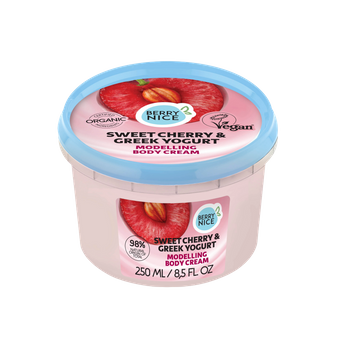 Modelujący Krem Do Ciała Słodka Wiśnia & Jogurt Grecki, Berry Nice, 250 ml