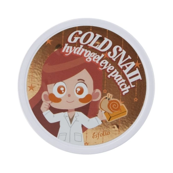 Hydrożelowe płatki pod oczy z filtratem ze śluzu ślimaka i ekstraktem z naturalnego złota, Esfolio, 60 szt.