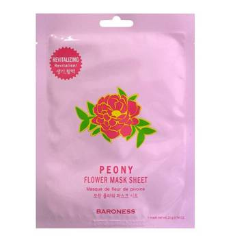 Maska w płachcie z ekstraktem z kwiatu piwonii, Baroness 21g