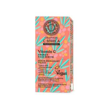Energetyzujące Serum do Twarzy z Witaminą C i Hydrolatem z Rokitnika Ałtajskiego Oblepikha C-berrica, Natura Siberica, 30 ml
