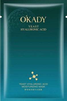 Intensywnie Nawilżająca Maska w płachcie z Kwasem Hialuronowym, OKADY, 25ml