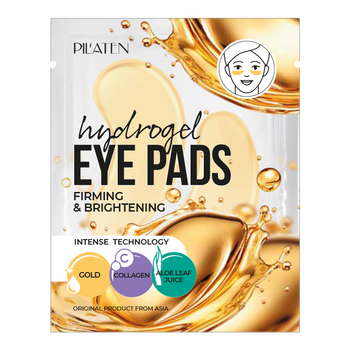 Hydrożelowe płatki pod oczy z kolagenem i złotem, Pilaten, 6 g