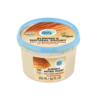 Maska do włosów zniszczonych Migdał & Jogurt, Berry Nice, 250 ml