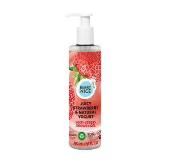 Żel Pod Prysznic Soczysta Truskawka & Jogurt, Berry Nice, 280 ml