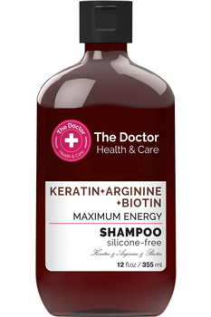 Szampon do włosów Wzmacniający Keratyna i Arginina, The Doctor, 355 ml