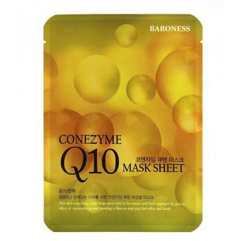 Nawilżająca maska w płachcie z koenzymem Q10, Baroness 21g