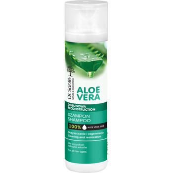 Szampon do włosów z ekstraktem z aloesu nawilżający, Dr. Sante, 250 ml