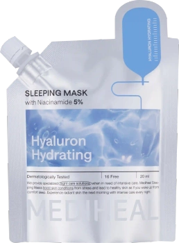Maska do twarzy na noc nawilżająca, HYALURON SLEEPING MASK, Mediheal, 20 ml