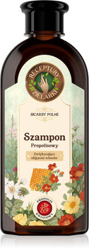 Szampon propolisowy zwiększający objętość włosów propolis kwiatowy, Receptury Zielarki, 350 ml